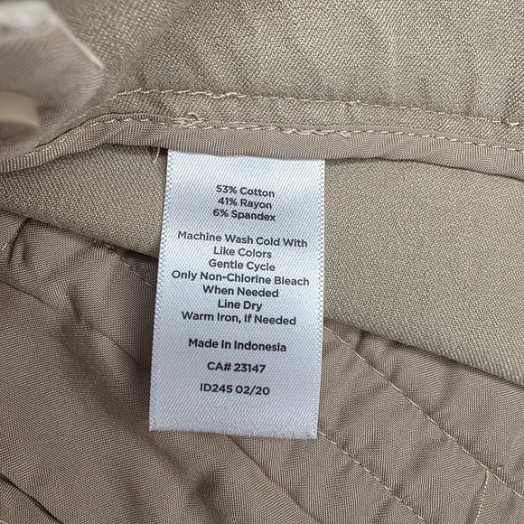 Talbots Chatham Ankle Pants in Beige - Picture 4 of 8